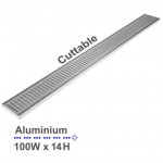 Lauxes Aluminium Next Generation Floor Grate 14(NXT14) Silver 300*100*14mm